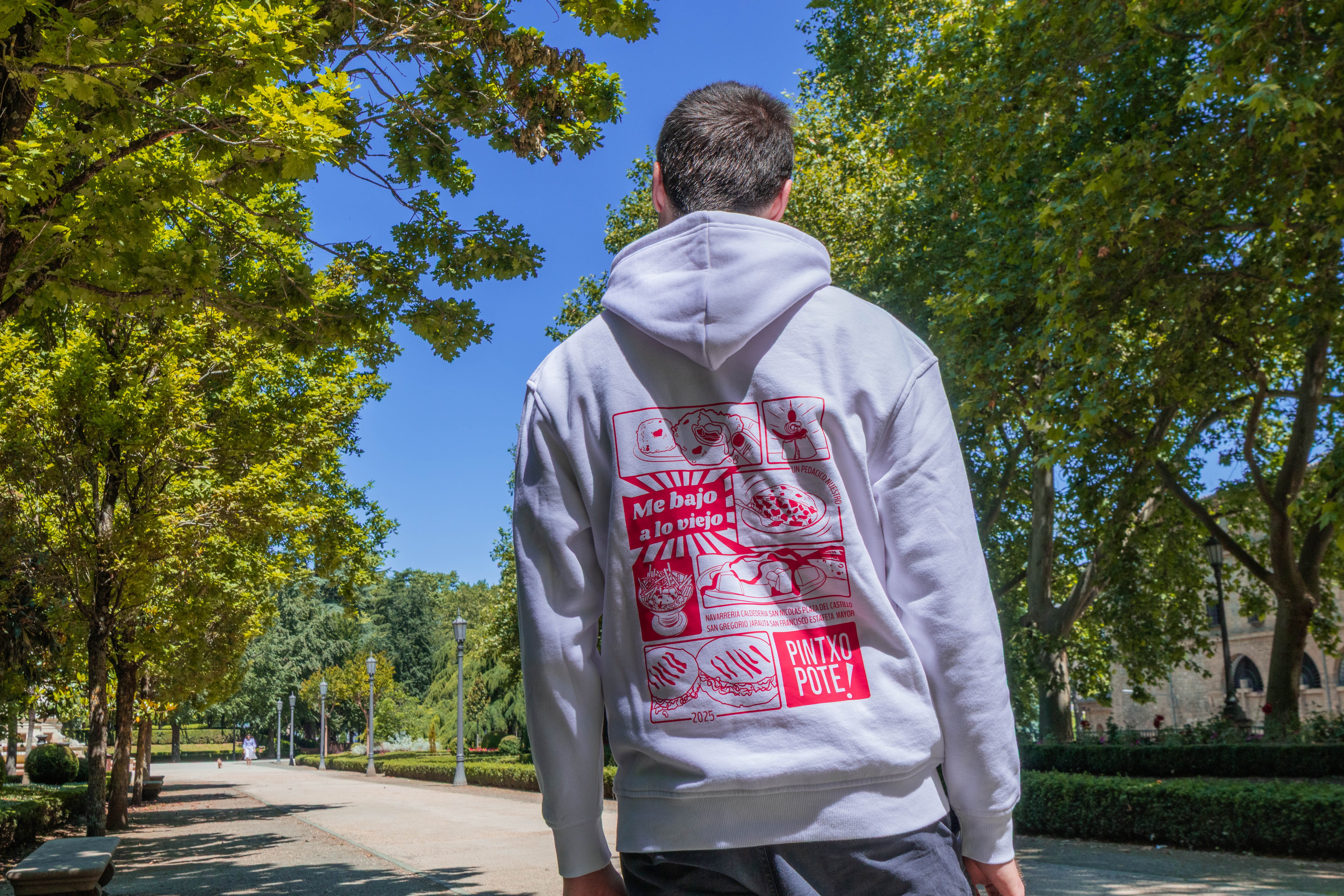 Sudadera comic blanca